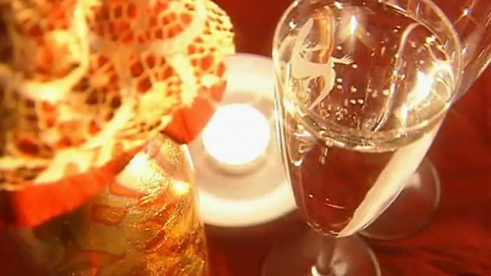 26 выпуск. Как декорировать бутылку шампанского и бокалы